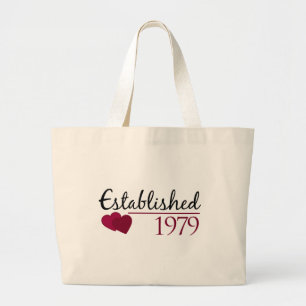 Established 1979 large tote bag