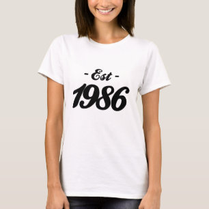 established 1986 - birthday T-Shirt