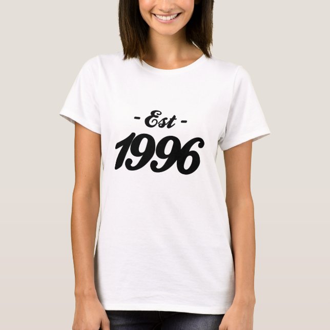 established 1996 - birthday T-Shirt (Front)