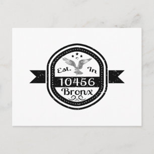Established In 10456 Bronx Postcard
