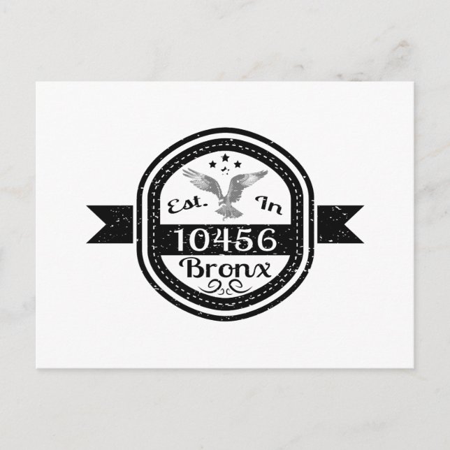 Established In 10456 Bronx Postcard (Front)