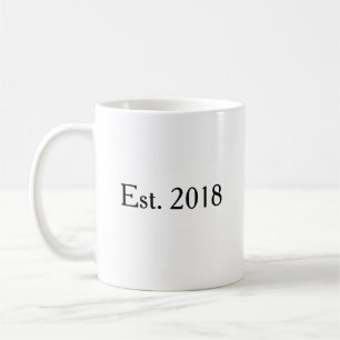 Established Year Personalised Couple Keepsake Coffee Mug