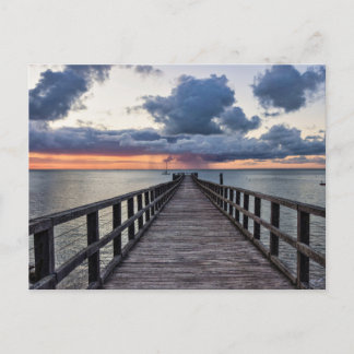 Estacade de la plage des dames postcard