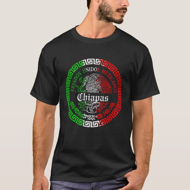 Estado de Chiapas mexico emblem shirt (Front)