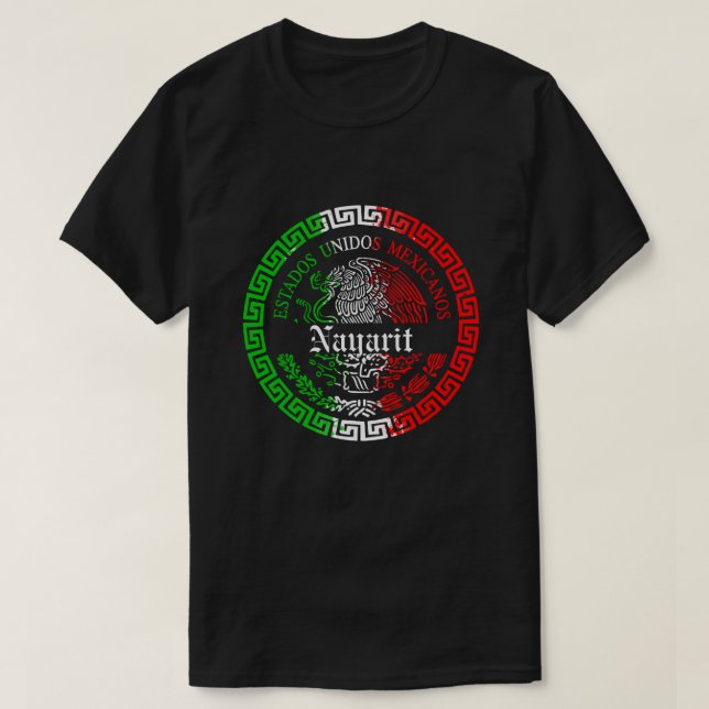 Estado de Nayarit mexico emblem shirt (Design Front)