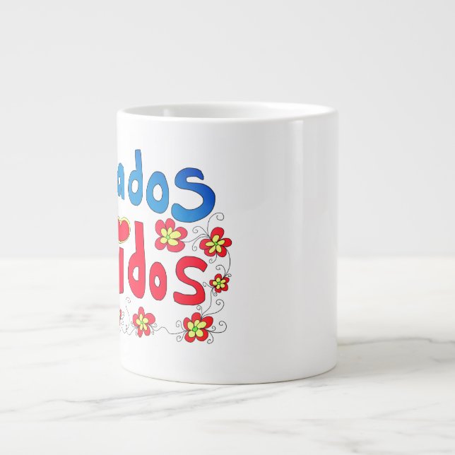 estados unidos latte mug (Front)