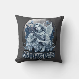 Estampa Anjo – Cyberpunk Guardian Angel - Almofada Cushion