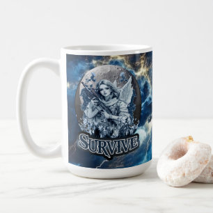 Estampa Anjo – Cyberpunk Guardian Angel - Caneca Coffee Mug