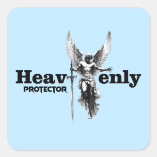 Estampa Anjo - Heavenly Protector - Adesivo Square Sticker