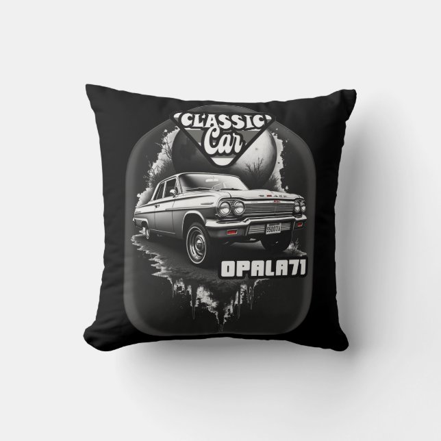 Estampa Carro - Classic Car Opala 71 - Almofada Cushion (Front)