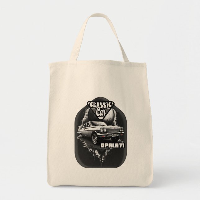 Estampa Carro - Classic Car Opala 71 - Bolsa Tote Bag (Front)