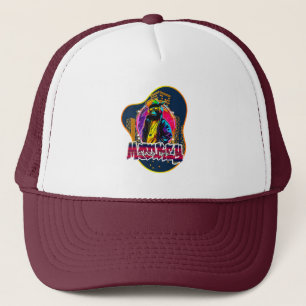Estampa Graffiti Art Monkey Rap Hip Hop - Bone Trucker Hat