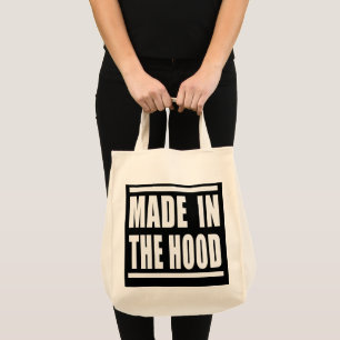 Estampa Hip Hop - Made in the Hood - Bolsa Tote Bag