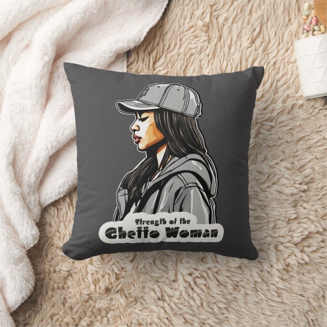 Estampa Hip Hop - Strength of Woman - Almofada Cushion (Blanket)