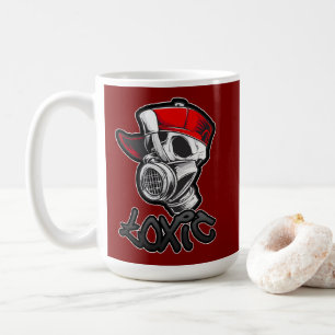 Estampa Hip Hop - Toxic Skull - Caneca Coffee Mug