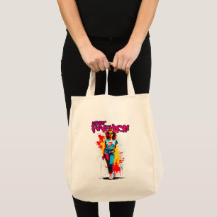 Estampa Moda - Street Fashion - Bolsa Tote Bag