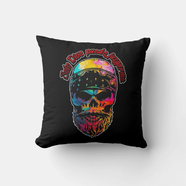 Estampas Hip Hop - Colorful Skull - Almofada Cushion (Front)