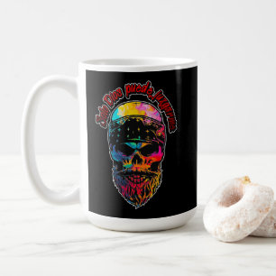 Estampas Hip Hop - Colorful Skull - Caneca Coffee Mug