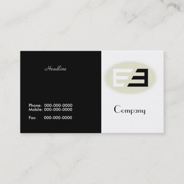 Estate Business Card (Front)