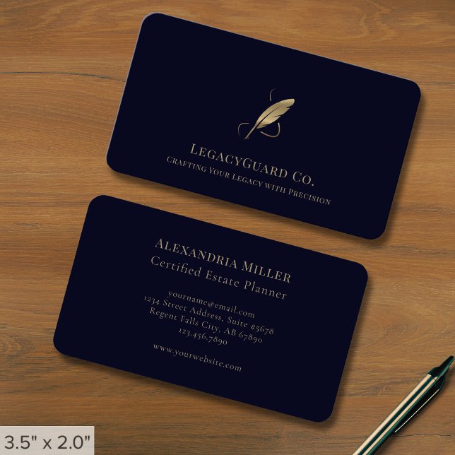 Estate Planner Business Card (Creator Uploaded)
