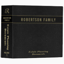 Estate Planning | Black Leather Book Look