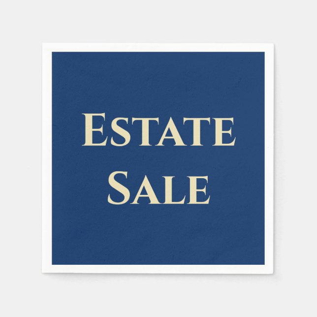 Estate Sale Support Classic Napkin (Front)