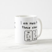 Este periodic table name mug (Front Right)