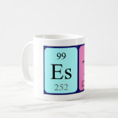 Este periodic table name mug (Front Left)