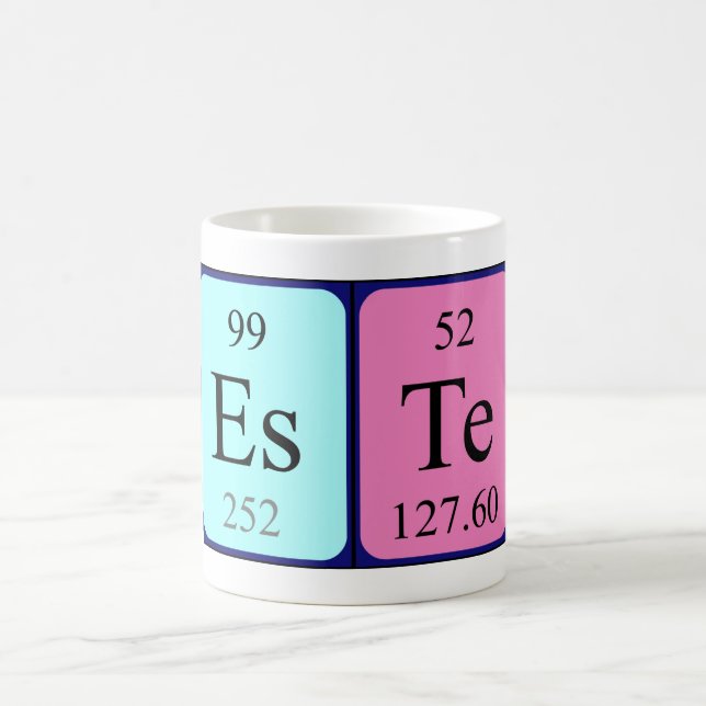 Este periodic table name mug (Center)