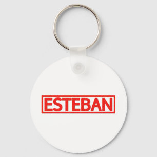 Esteban Stamp Key Ring