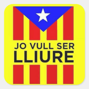 Estelada Catalana Square Sticker