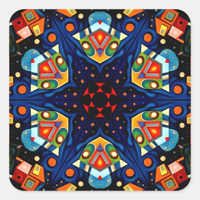 Estelar 305 square sticker (Front)