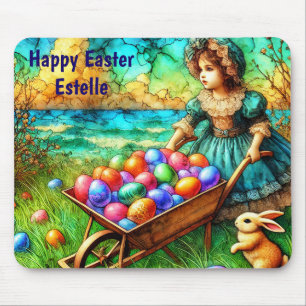 ESTELLE ~ Girl with barrow of eggs ~ Mouse Mat