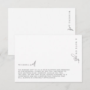 Estelle Minimalist Wishing Well Card
