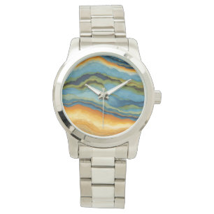 "Estepona" Horizontal Fractured Layers Watch