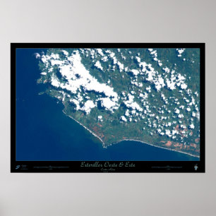 Esterillos Oeste, Costa Rica satellite poster