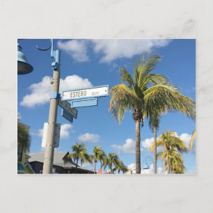Estero Blvd, Fort Myers Beach, Florida Postcard