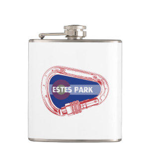 Estes Park Climbing Carabiner Hip Flask