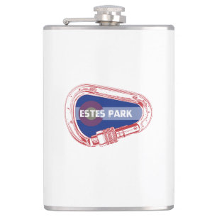 Estes Park Climbing Carabiner Hip Flask