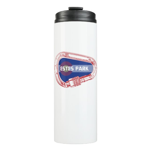 Estes Park Climbing Carabiner Thermal Tumbler (Front)