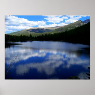 Estes Park, CO Reflection Poster