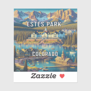Estes Park Colorado 3 Inch Vinyl Sticker