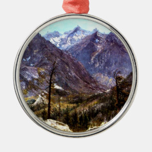 Estes Park, Colorado - Albert Bierstadt artwork Metal Tree Decoration