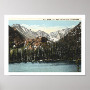 Estes Park, Colorado, Bear Lake, Long's Peak  Poster