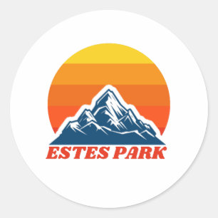 Estes Park, Colorado Classic Round Sticker