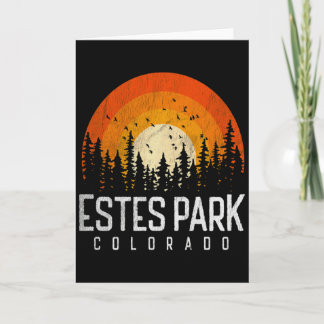 Estes Park Colorado Co Retro Style Vintage 80s T S Card