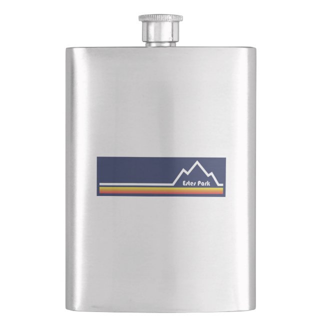 Estes Park Colorado Hip Flask (Front)