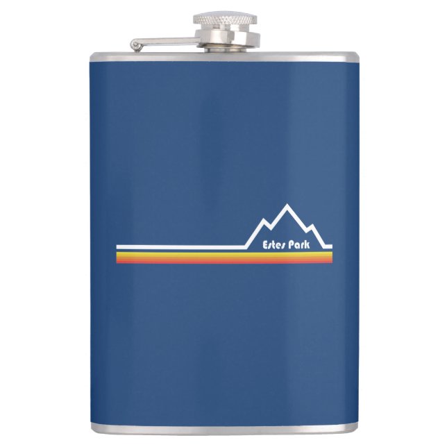Estes Park Colorado Hip Flask (Front)