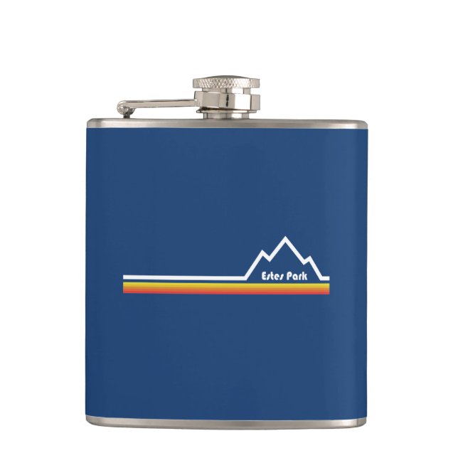 Estes Park Colorado Hip Flask (Front)
