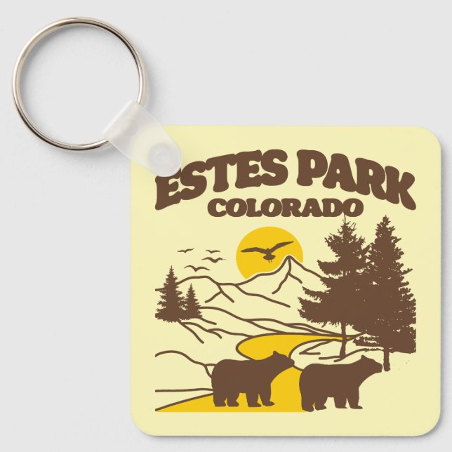Estes Park,Colorado Key Ring (Front)